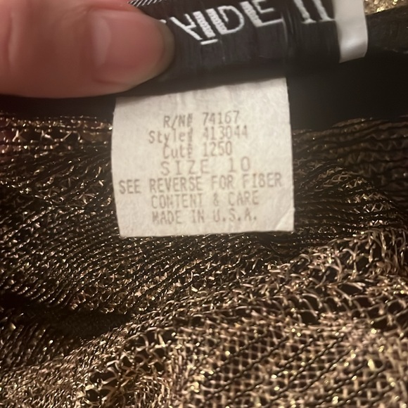 Beautiful Vintage Gold Sheer Dress - Picture 7 of 15